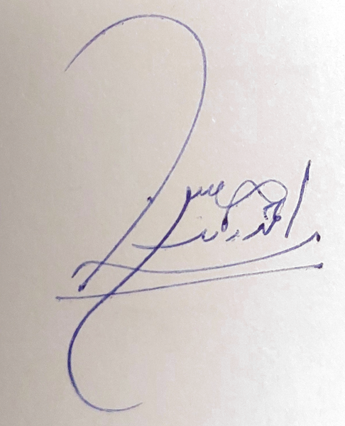 Hassan Ahmadvand's signature